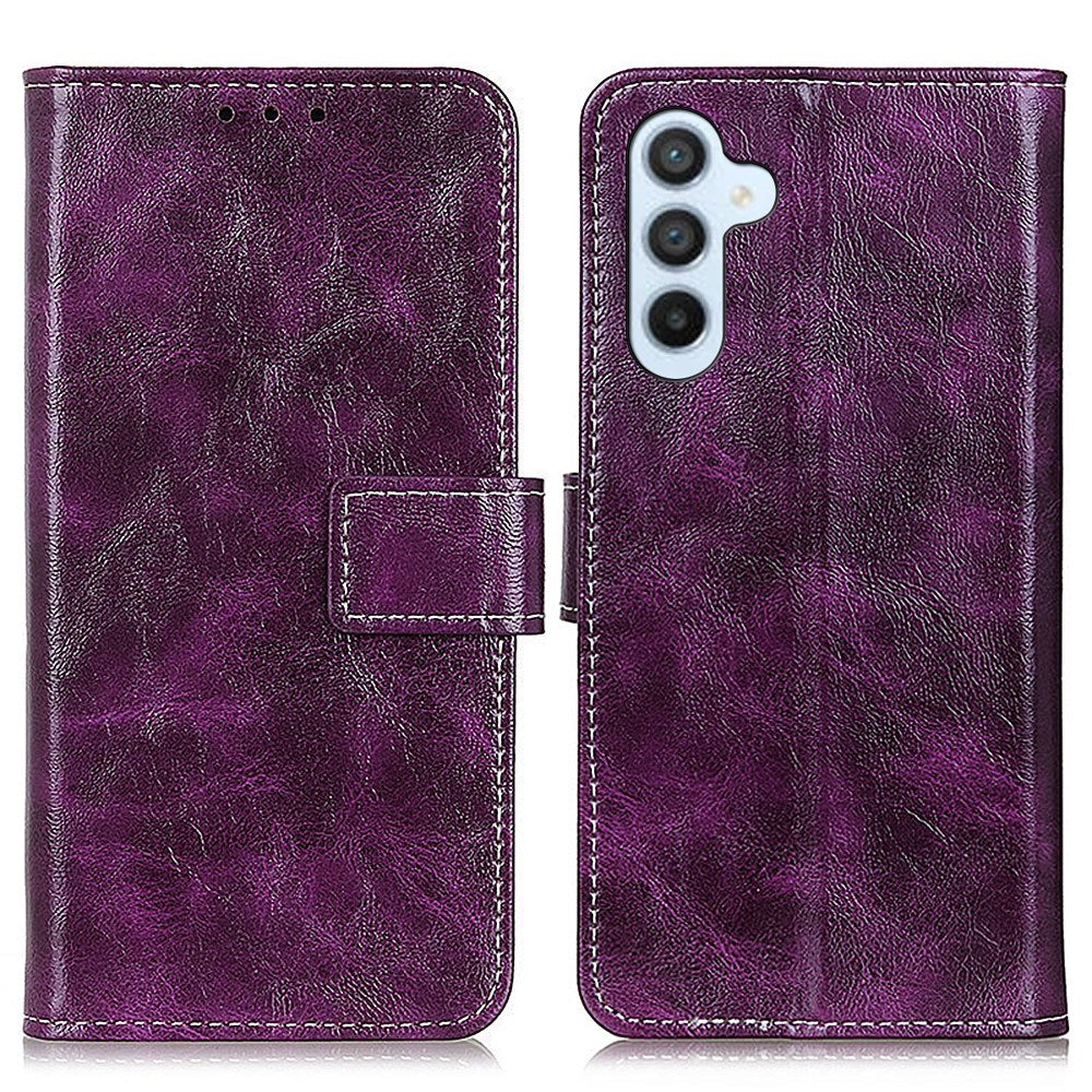 Samsung Galaxy S24+ (Plus) - EIDERWOOD Kunstlæder Flip Cover - Lilla