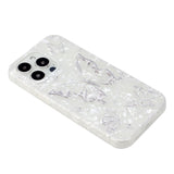 iPhone 15 Pro Fleksibelt Plastik Bagside Cover m. Motiv - Sommerfugl