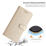 Samsung Galaxy A15 (5G) / A15 Læder Flip Cover m. Pung og Strop - Guld