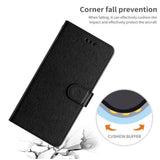 Samsung Galaxy A15 (5G) / A15 Læder Flip Cover m. Pung og Strop - Sort