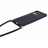 EIDERWOOD OnePlus Nord 3 (5G) Fleksibelt Plastik Bagside Cover m. Justerbar Strop - Sort