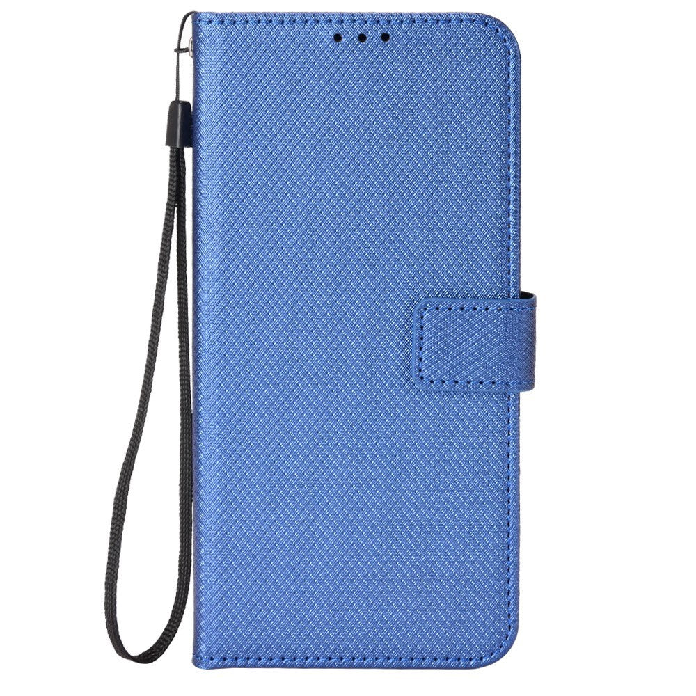 EIDERWOOD Xiaomi Redmi Note 13 Pro (5G) / Poco X6 Læder Flip Cover m. Strop & Tekstur - Blå