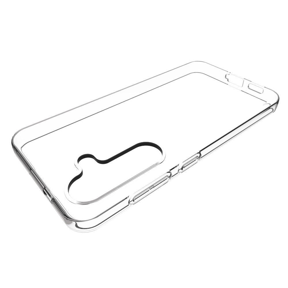 Samsung Galaxy S24 Fleksibelt Plastik Bagside Cover - Gennemsigtig