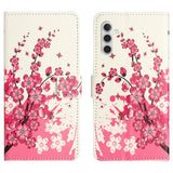 Samsung Galaxy S24 Læder Flip Cover m. Pung & Ståfunktion - Blomster