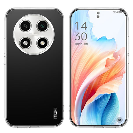 Oppo A2 Pro (5G) MOFI Fleksibelt Plastik Bagside Cover - Gennemsigtig