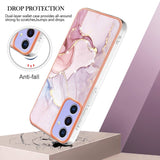 Samsung Galaxy A15 (5G) / A15 Hybrid Plastik Bagside Cover - Rose Gold Marmor