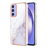 Samsung Galaxy A15 (5G) / A15 Hybrid Plastik Bagside Cover - Hvid Marmor