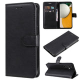 Samsung Galaxy A15 (5G) / A15 PU Læder Flip Cover m. Pung og Strop - Sort