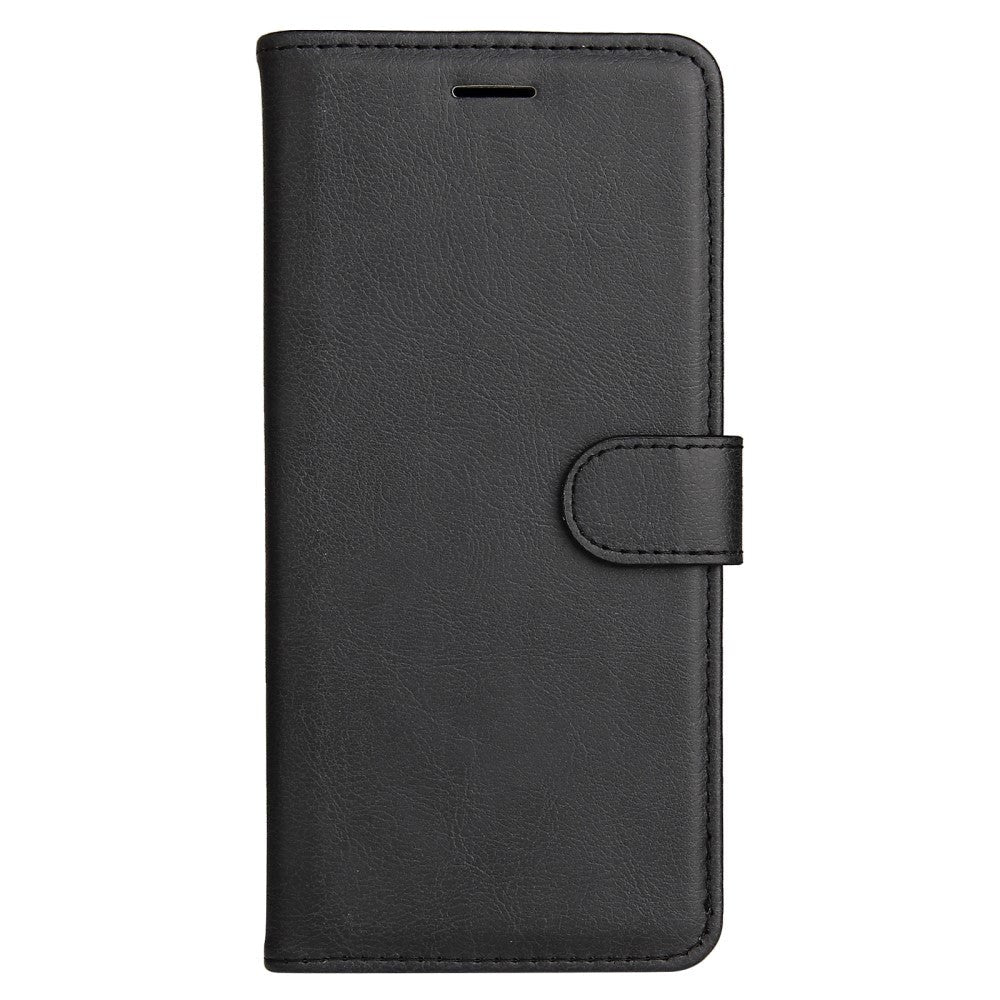 Samsung Galaxy A15 (5G) / A15 PU Læder Flip Cover m. Pung og Strop - Sort