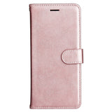 Samsung Galaxy A15 (5G) / A15 PU Læder Flip Cover m. Pung og Strop - Rose Gold