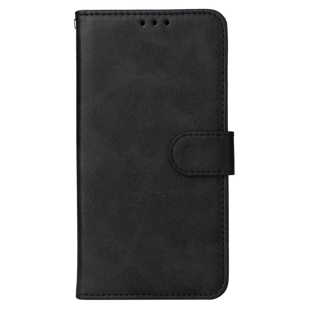 Samsung Galaxy A15 (5G) / A15 Kunstlæder Flip Cover m. Pung og Strop - Sort