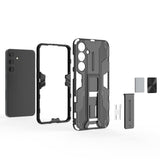 Samsung Galaxy S24+ (Plus) Håndværker Bagside Cover m. Kickstand - Sølv