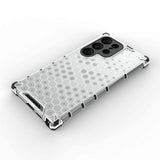 Samsung Galaxy S24 Ultra Hybrid Case - Honeycomb Grå