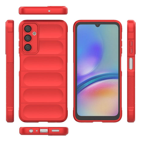 Samsung Galaxy A05s Fleksibelt Plastik Bagside Cover - Rød