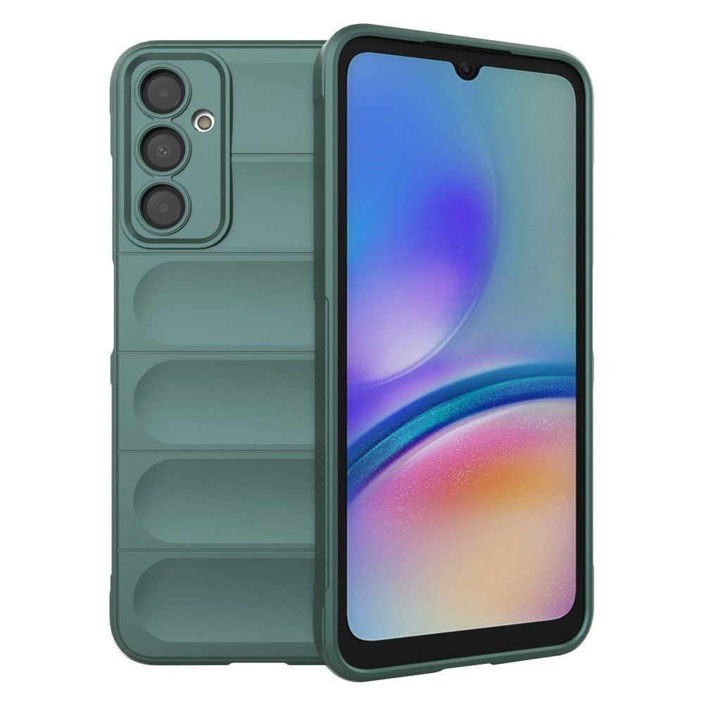 Samsung Galaxy A05s Fleksibelt Plastik Bagside Cover - Grøn