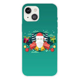 iPhone 15 Plus Fleksibelt Plast Bagside Jule Cover - Merry Christmas - Julemanden