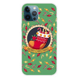 iPhone 15 Pro Fleksibelt Plast Bagside Jule Cover - Merry Christmas - Julesok