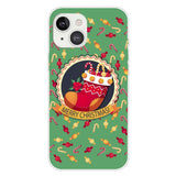 iPhone 15 Fleksibelt Plast Bagside Jule Cover - Merry Christmas - Julesok