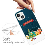 iPhone 15 Fleksibelt Plast Bagside Jule Cover - Merry Christmas - Juleby