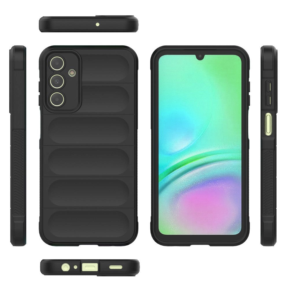 Samsung Galaxy A15 (5G) / A15 Fleksibelt Plastik Bagside Cover - Sort