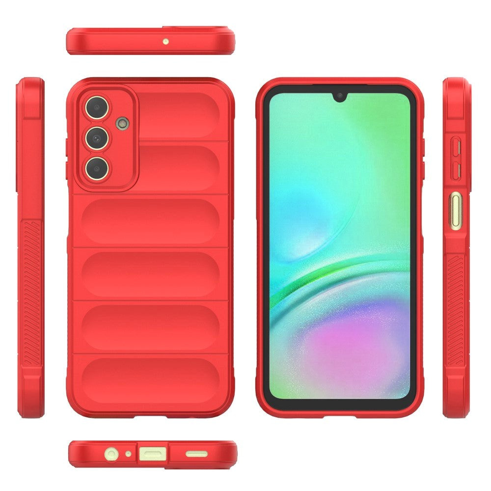 Samsung Galaxy A15 (5G) / A15 Fleksibelt Plastik Bagside Cover - Rød