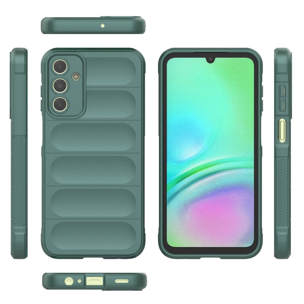 Samsung Galaxy A15 (5G) / A15 Fleksibelt Plastik Bagside Cover - Grøn