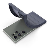 Samsung Galaxy S24 Ultra Fleksibelt Plastik Bagside Cover - Mørkeblå