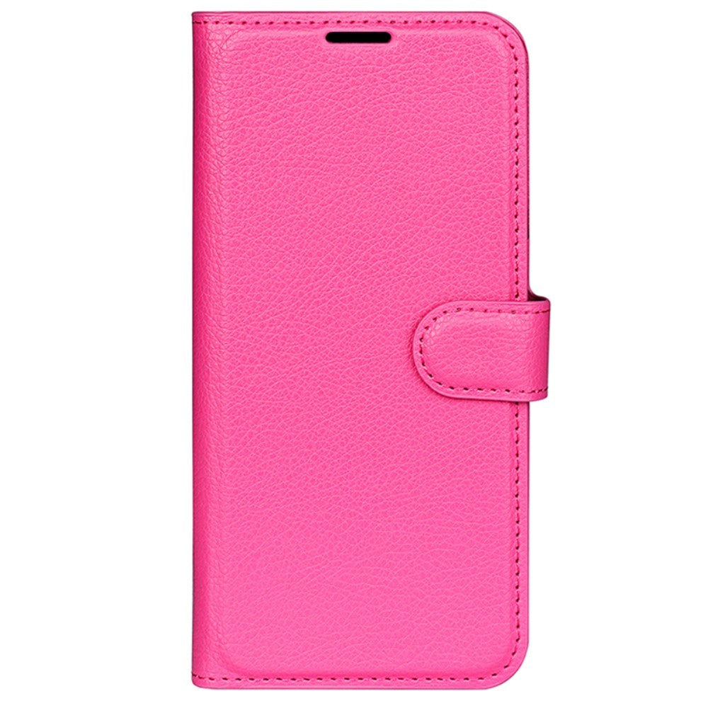 Xiaomi 14 Pro Kunstlæder Flip Cover m. Kortholder & Ståfunktion - Pink