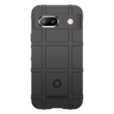 Google Pixel 8a Rugged Shield Series Håndværker Bagside Cover - Sort