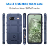 Google Pixel 8a Rugged Shield Series Håndværker Bagside Cover - Blå