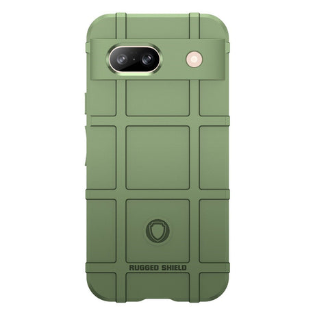 Google Pixel 8a Rugged Shield Series Håndværker Bagside Cover - Grøn