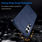Samsung Galaxy S24 Rugged Shield Series Håndværker Bagside Cover - Blå