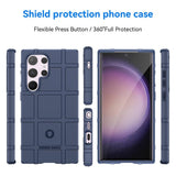 Samsung Galaxy S24 Ultra Rugged Shield Series Håndværker Bagside Cover - Blå