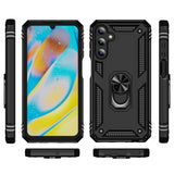 Samsung Galaxy A15 (5G) / A15 Hybrid Håndværker Bagside Cover m. Magnetisk Kickstand - Sort