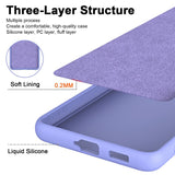 EIDERWOOD Motorola Moto G84 Liquid Silikone Bagside Cover - Lilla