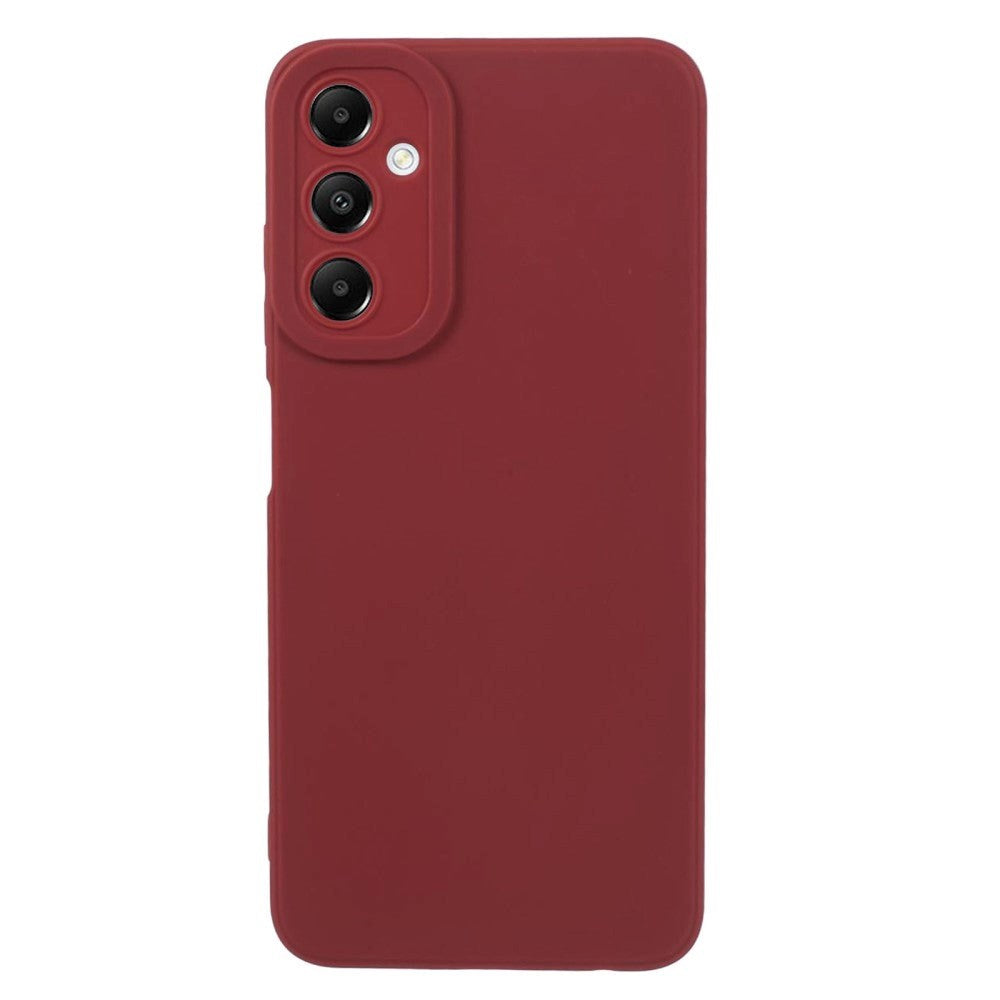 Samsung Galaxy A05s Mat Fleksibel Plastik Bagside Cover - Vinrød