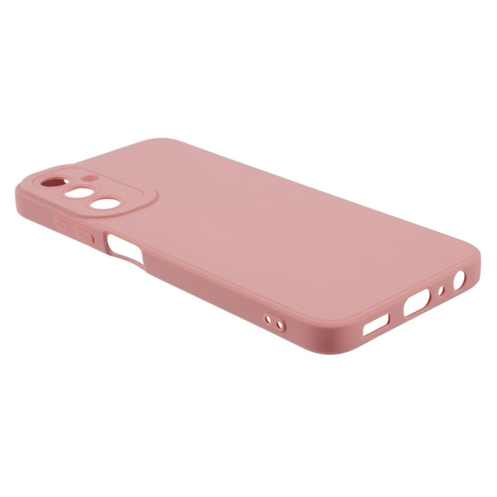 Samsung Galaxy A05s Mat Fleksibel Plastik Bagside Cover - Lyserød