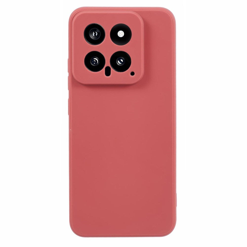 EIDERWOOD Xiaomi 14 Fleksibelt TPU Plastik Bagside Cover - Rød