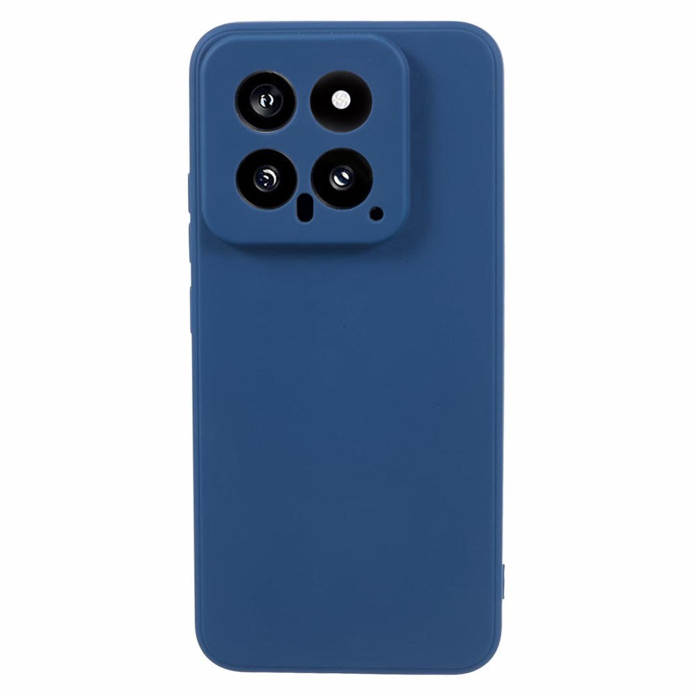 EIDERWOOD Xiaomi 14 Fleksibelt TPU Plastik Bagside Cover - Blå