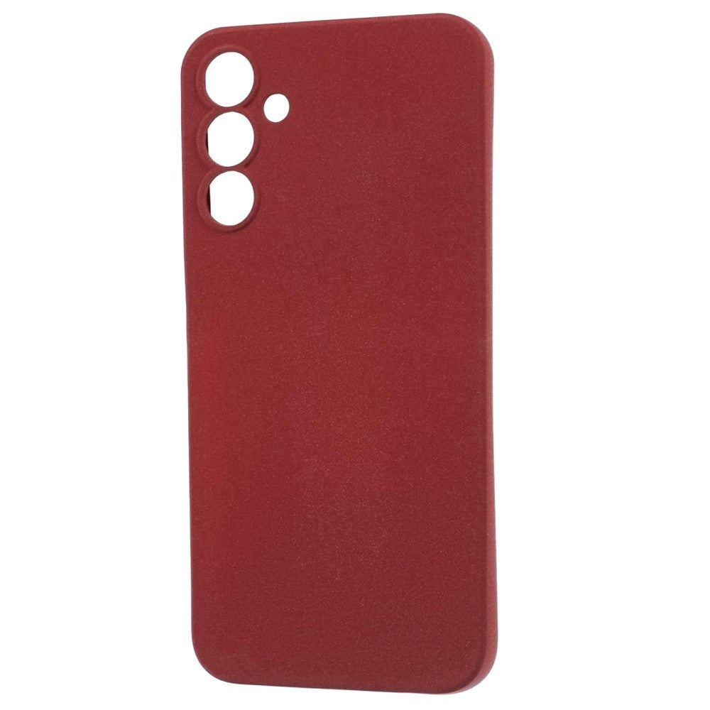 Samsung Galaxy A15 (5G) / A15 Mat Fleksibelt Plastik Bagside Cover - Rød