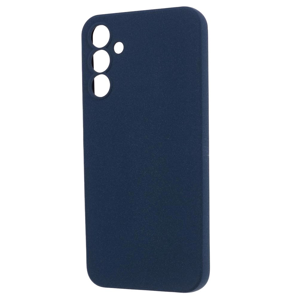 Samsung Galaxy A15 (5G) / A15 Mat Fleksibelt Plastik Bagside Cover - Blå