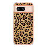 Google Pixel 8a Fleksibelt Plastik Bagside Cover m. Motiv - Leopard