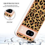 Google Pixel 8a Fleksibelt Plastik Bagside Cover m. Motiv - Leopard