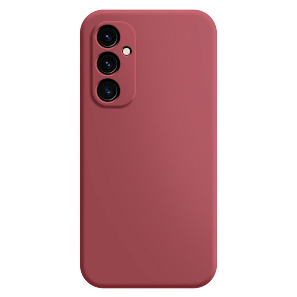 Samsung Galaxy A25 (5G) Mat Fleksibel Plastik Bagside Cover - Rød