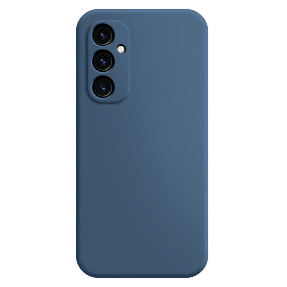 Samsung Galaxy A05s Fleksibelt Plastik Bagside Cover - Blå