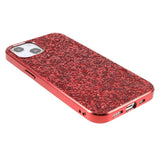 EIDERWOOD iPhone 14 Glitter Hybrid Bagside Cover - Rød