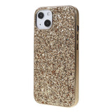 EIDERWOOD iPhone 14 Glitter Hybrid Bagside Cover - Guld
