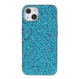 EIDERWOOD iPhone 14 Glitter Hybrid Bagside Cover - Blå