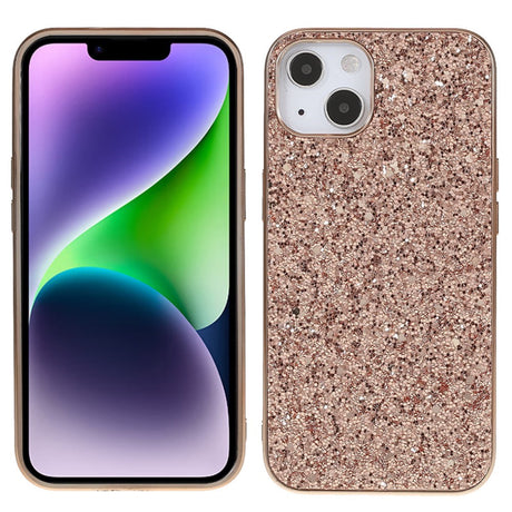 EIDERWOOD iPhone 14 Glitter Hybrid Bagside Cover - Rose Gold