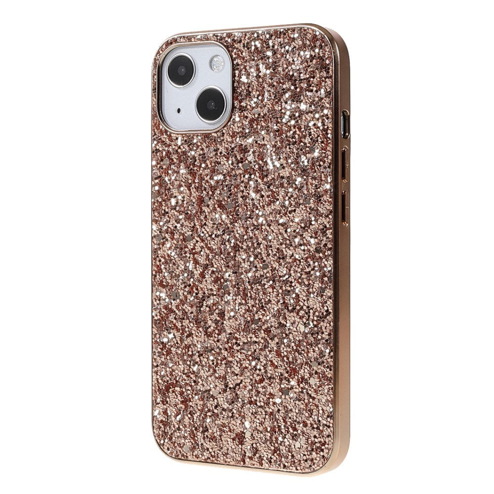 EIDERWOOD iPhone 14 Glitter Hybrid Bagside Cover - Rose Gold
